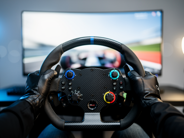 Cube Controls Formula Pro Lenkrad mit Carbon und Aluminium im Simracing-Test