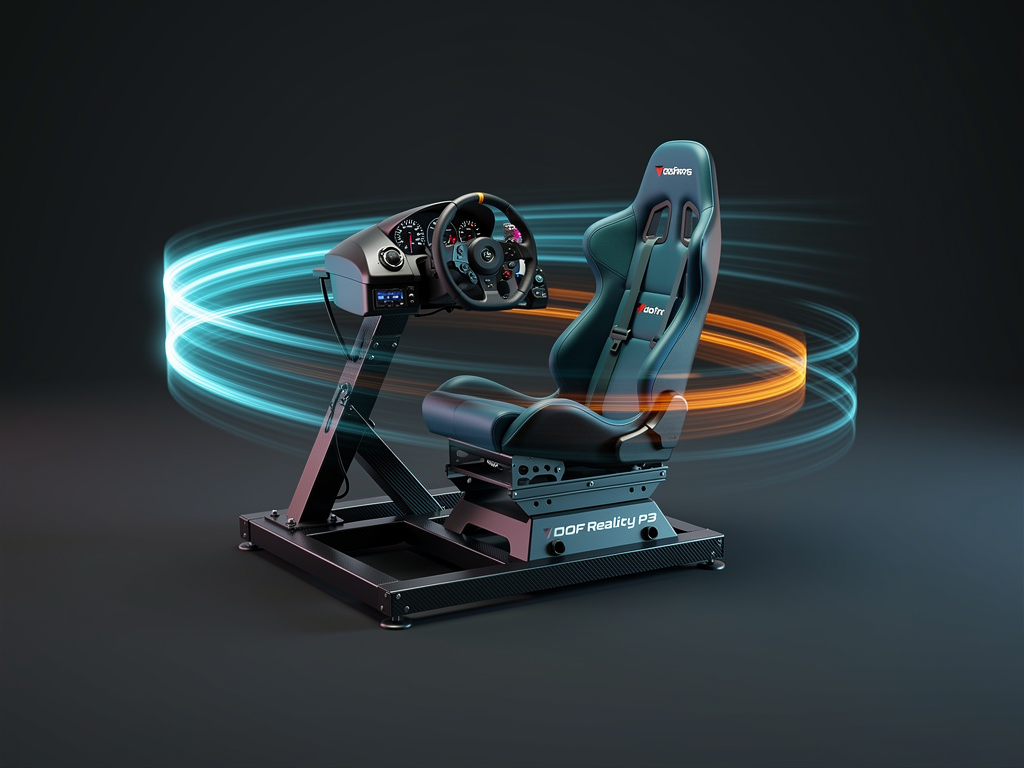 DOF Reality P3 Test zeigt realistische 3DOF Bewegungsplattform für Simracing