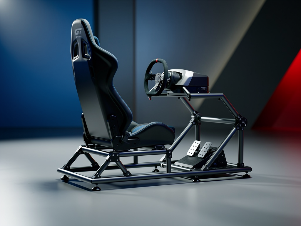 GT Omega ART Simracing Cockpit mit komfortablem Sitz und stabilem Gestell im Test