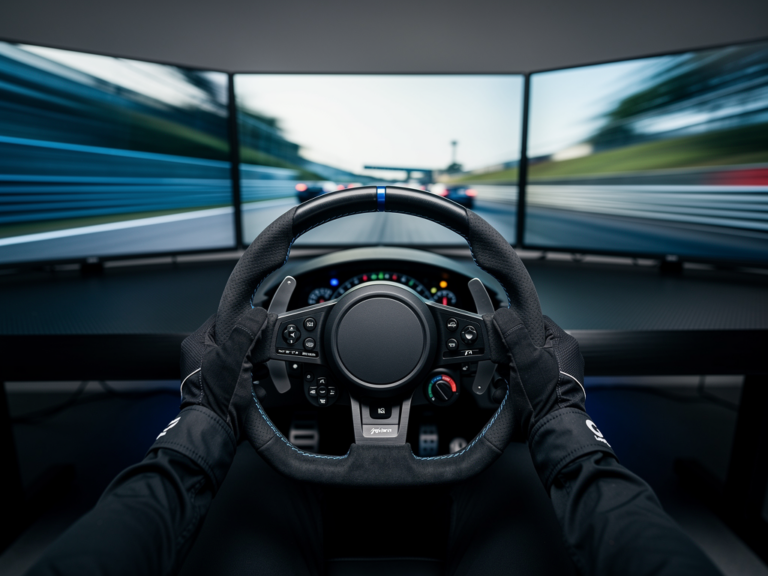 Simracing Logitech G Pro Racing Wheel mit realistischem Direct-Drive Force Feedback